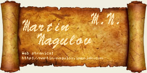 Martin Nagulov vizit kartica